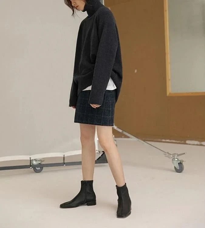 Melissa | Women's Oversized Roll Neck Knitted Jumper