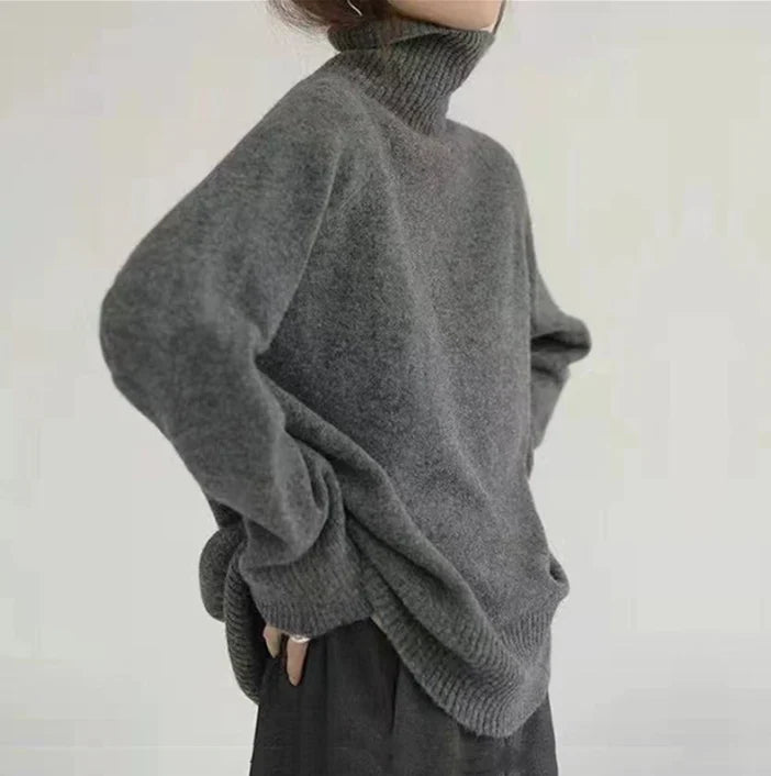 Melissa | Women's Oversized Roll Neck Knitted Jumper