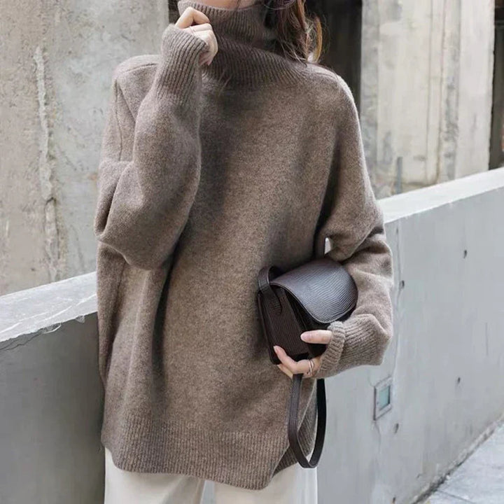 Melissa | Women's Oversized Roll Neck Knitted Jumper