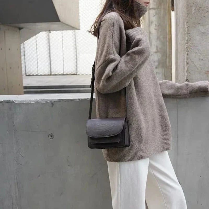 Melissa | Women's Oversized Roll Neck Knitted Jumper