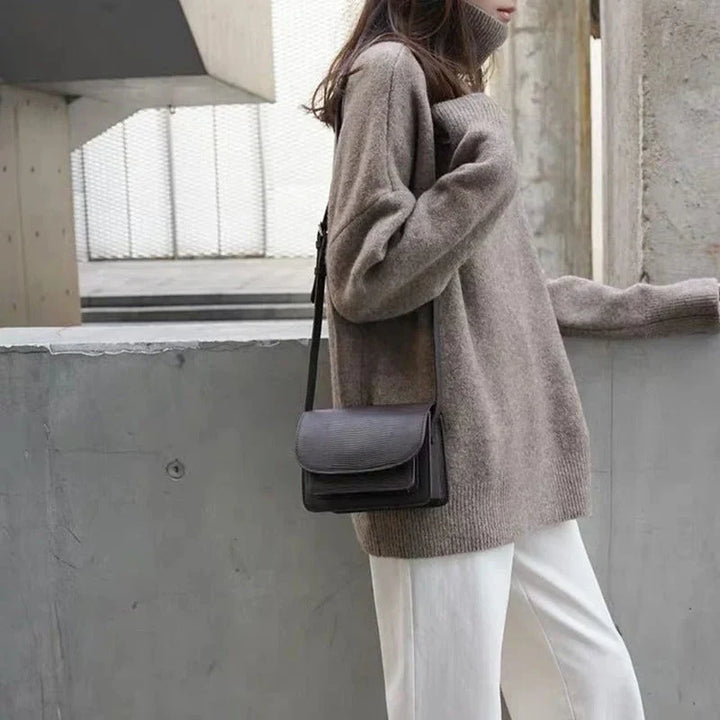 Melissa | Women's Oversized Roll Neck Knitted Jumper