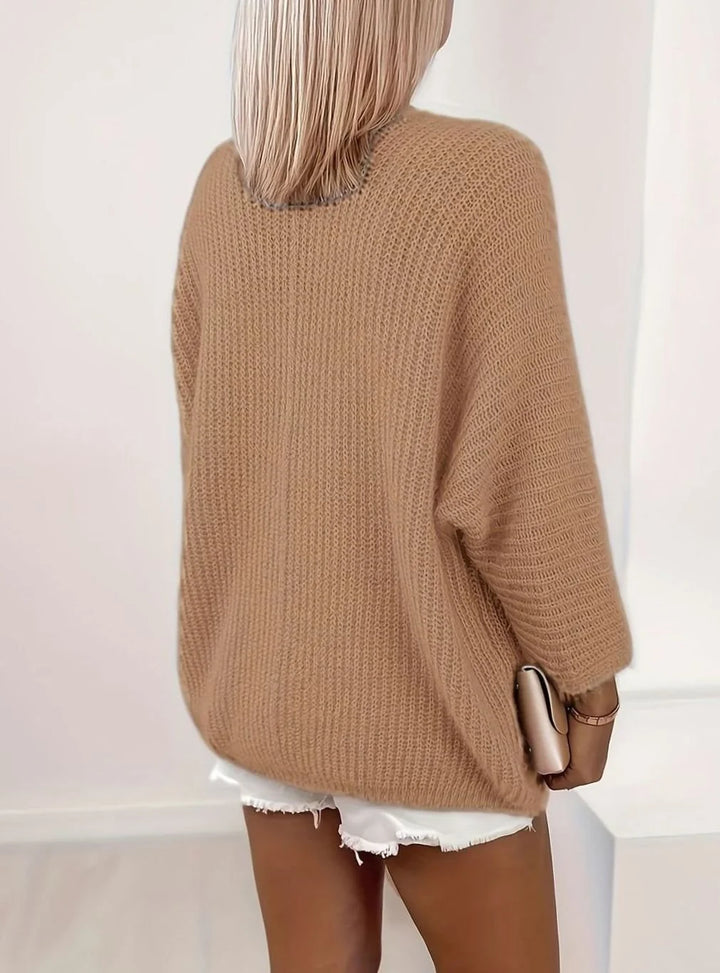 Mia | Women's Oversized Batwing Sleeve Open Front Cardigan