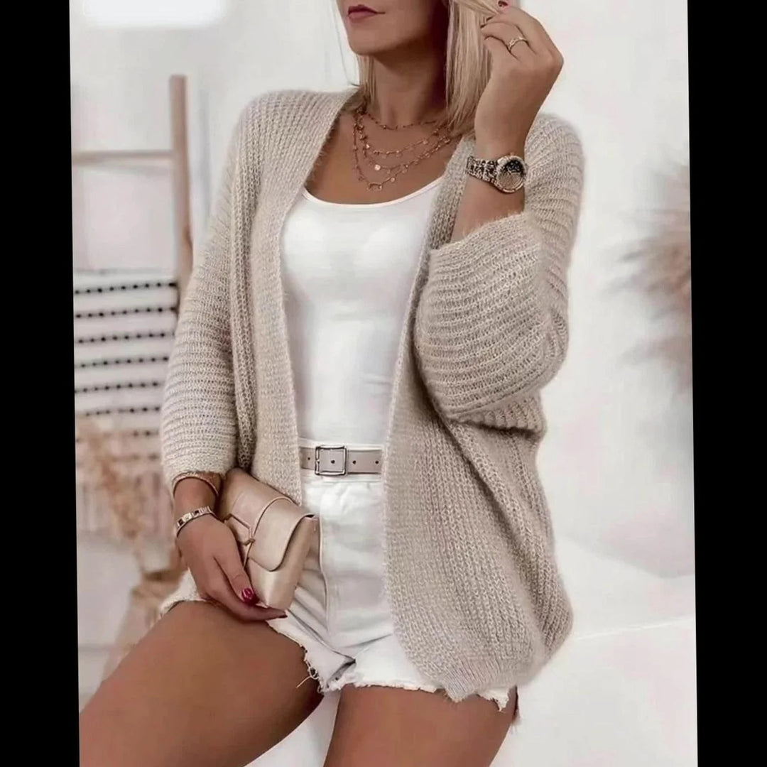 Mia | Women's Oversized Batwing Sleeve Open Front Cardigan