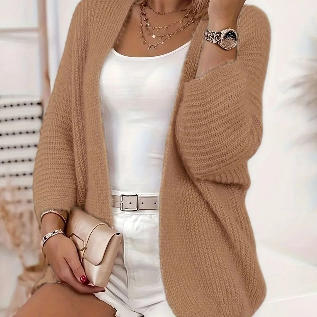 Mia | Women's Oversized Batwing Sleeve Open Front Cardigan