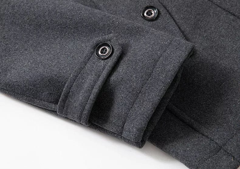Miles | Men's Funnel Collar Overcoat Jacket