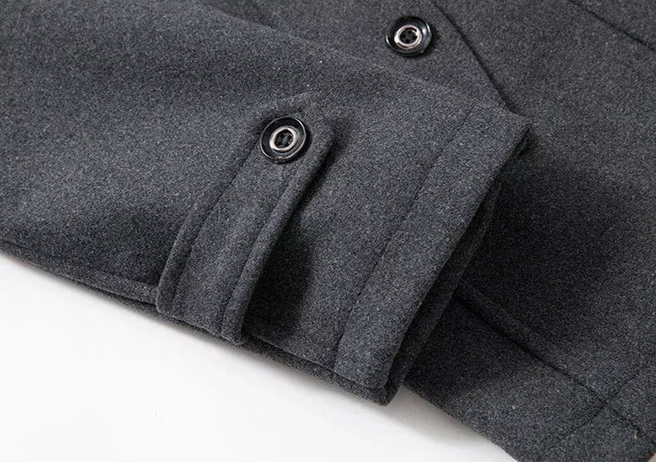 Miles | Men's Funnel Collar Overcoat Jacket