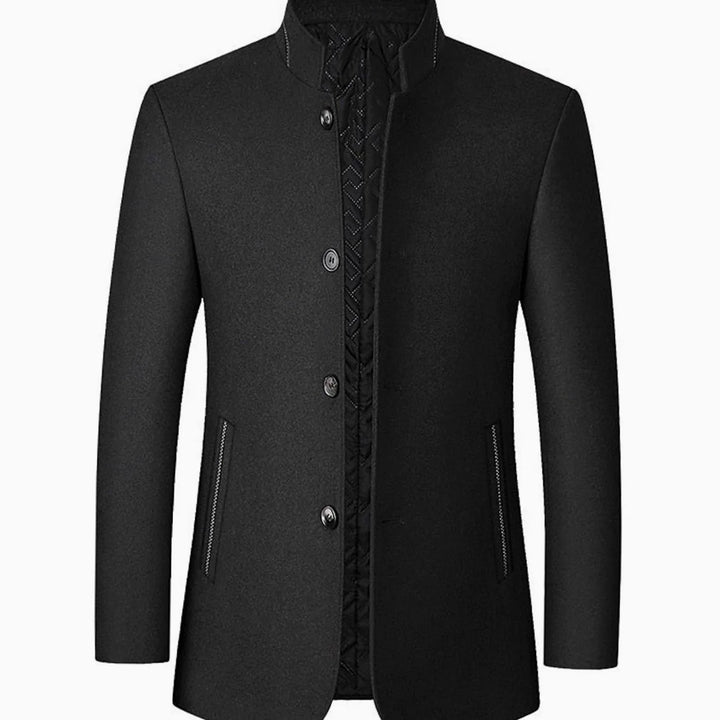 Nathan | Men's Quilted Stand Collar Winter Coat