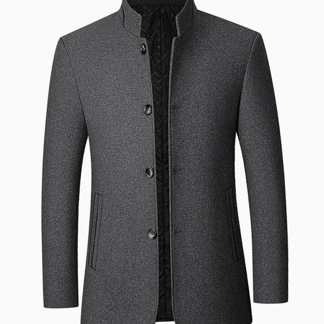Nathan | Men's Quilted Stand Collar Winter Coat