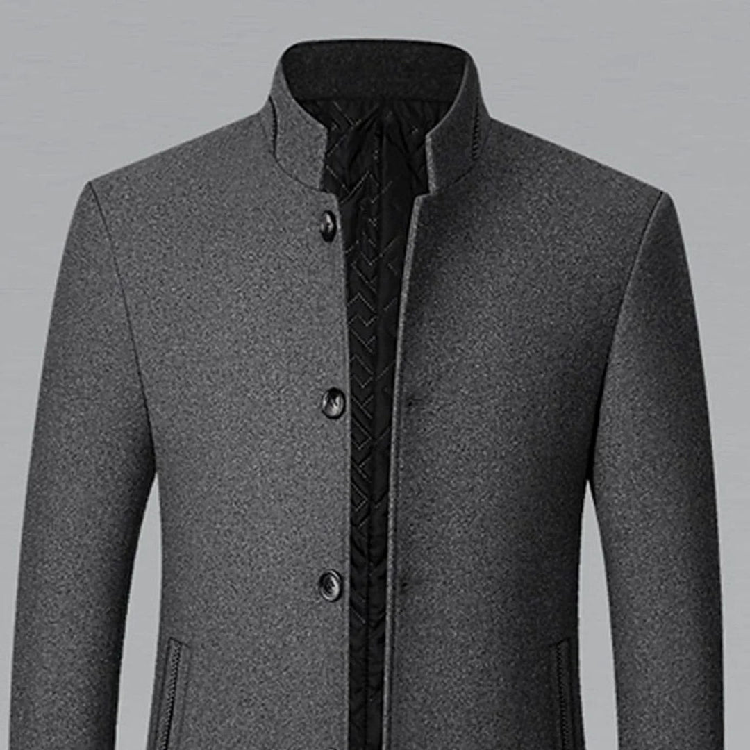 Nathan | Men's Quilted Stand Collar Winter Coat