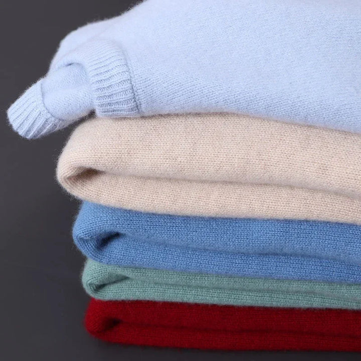 Oscar | Men's Round Neck Ribbed Trim Knitted Jumper