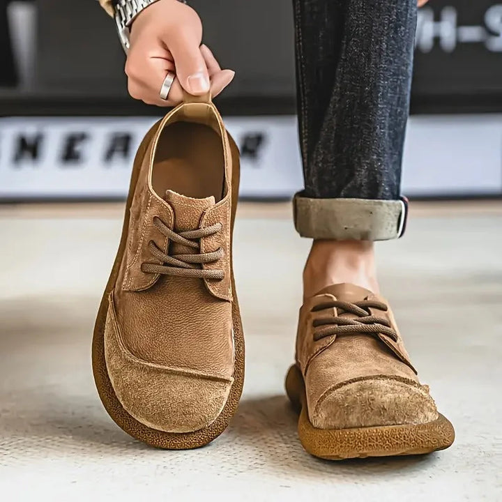 Owen | Men's Suede Effect Lace Up Casual Shoes