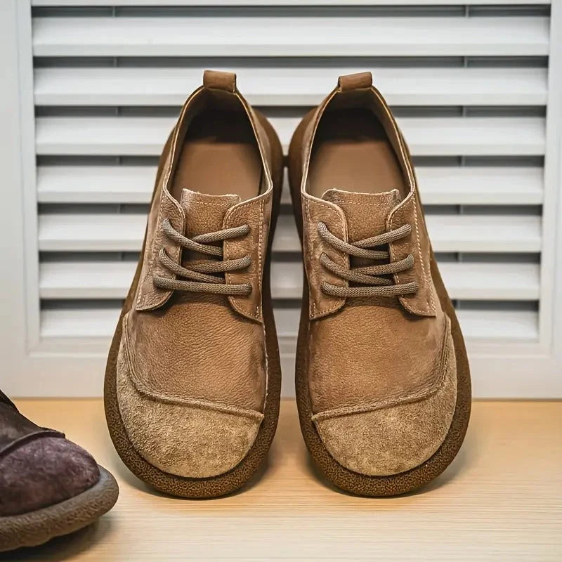 Owen | Men's Suede Effect Lace Up Casual Shoes