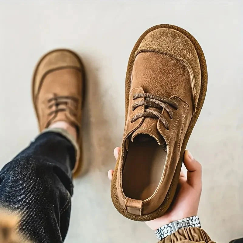 Owen | Men's Suede Effect Lace Up Casual Shoes