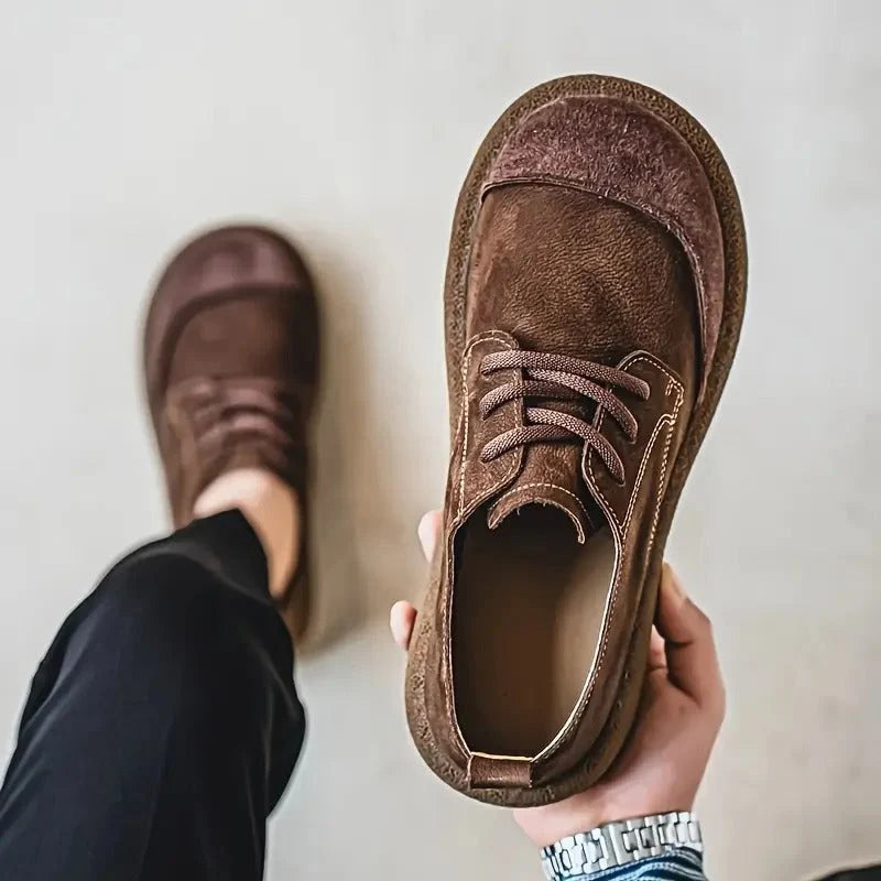 Owen | Men's Suede Effect Lace Up Casual Shoes