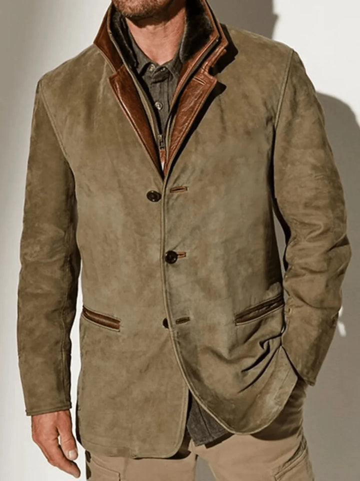 Rory | Men's Suede Effect Blazer Jacket
