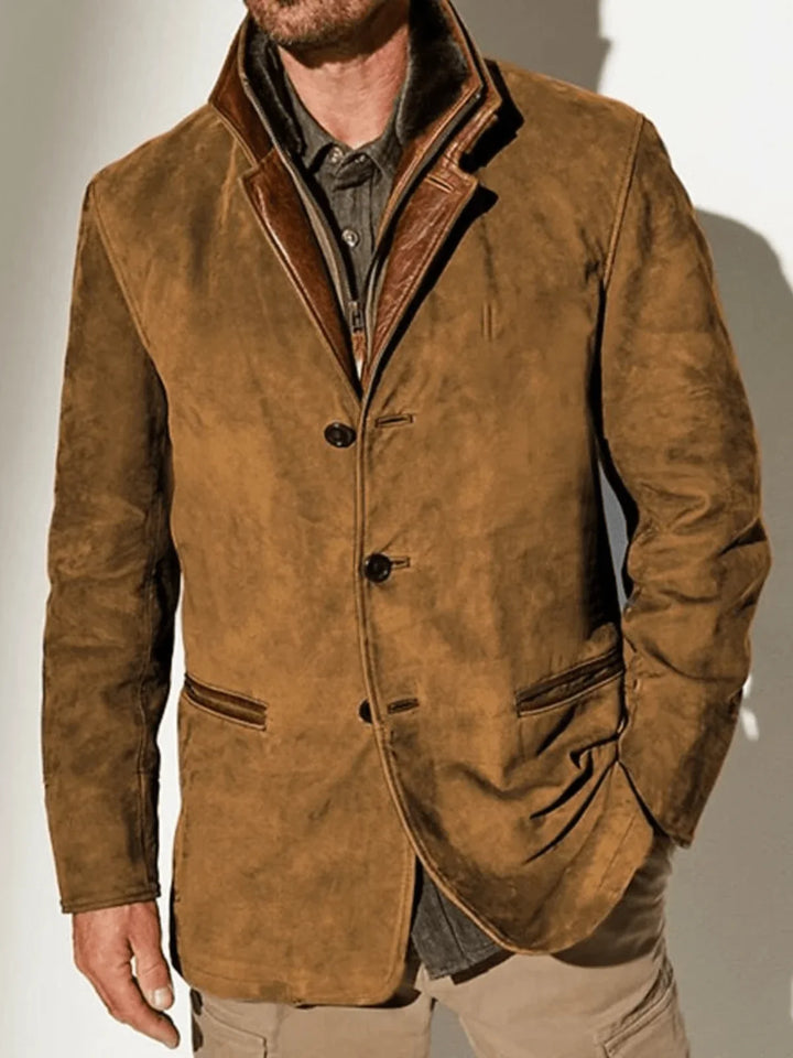 Rory | Men's Suede Effect Blazer Jacket