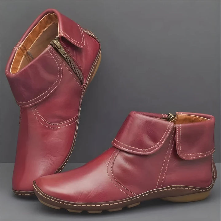 Rosalie | Women's Comfortable Side Zip Ankle Boots