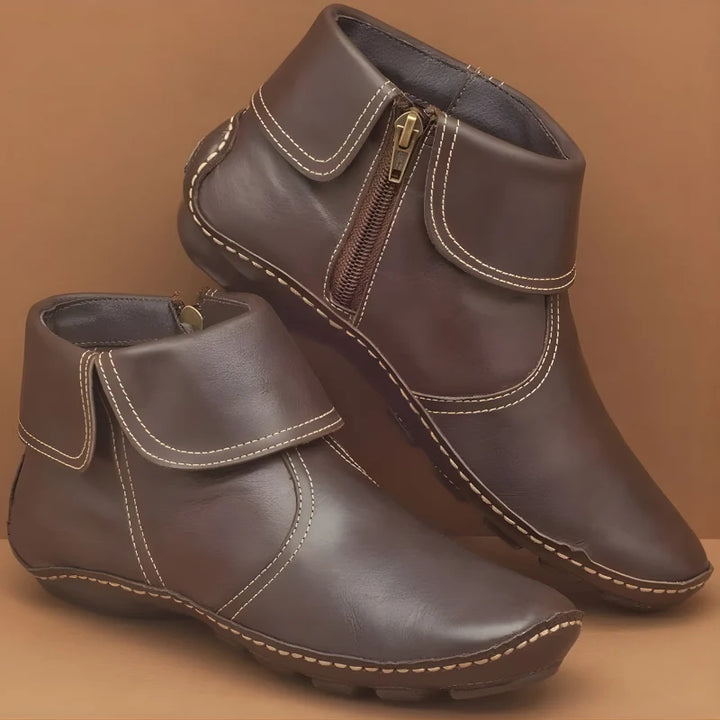 Rosalie | Women's Comfortable Side Zip Ankle Boots