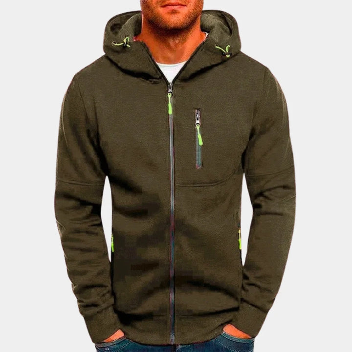 Ryan | Men's Zip Up Chest Pocket Hoodie Sweatshirt