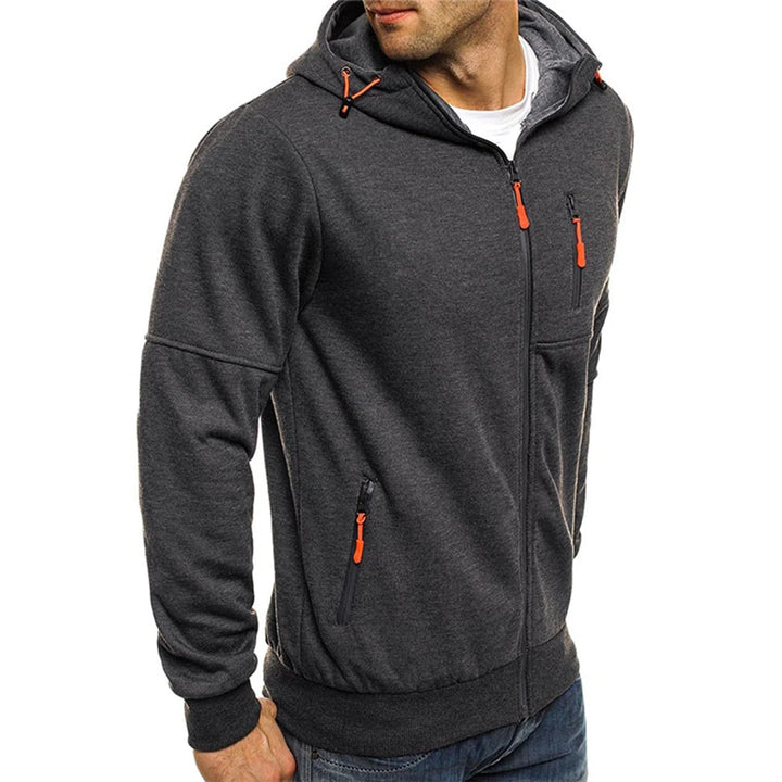 Ryan | Men's Zip Up Chest Pocket Hoodie Sweatshirt