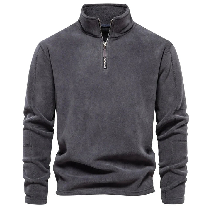 Sam | Men's Quarter Zip Fleece Funnel Neck Jumper