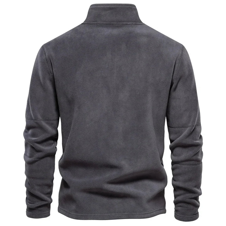 Sam | Men's Quarter Zip Fleece Funnel Neck Jumper