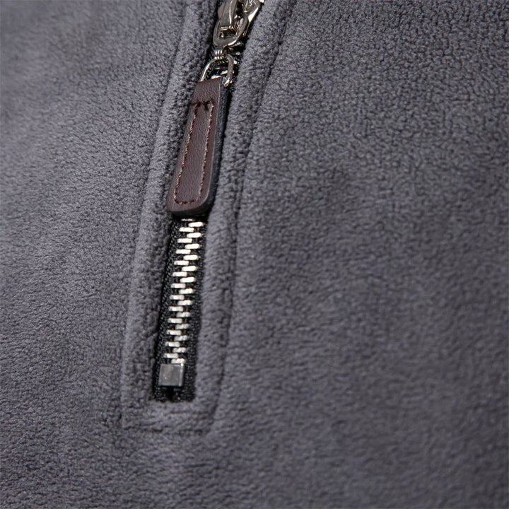 Sam | Men's Quarter Zip Fleece Funnel Neck Jumper