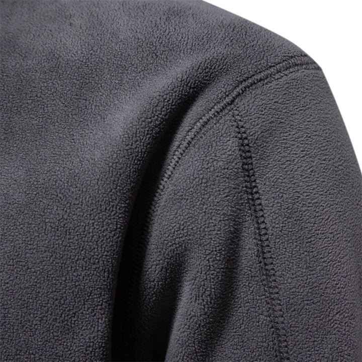 Sam | Men's Quarter Zip Fleece Funnel Neck Jumper