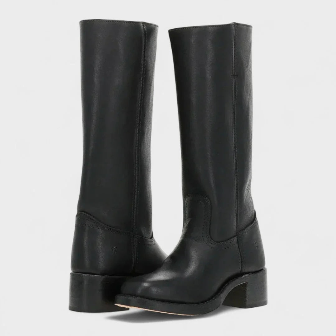 Sarah | Women's Tall Square Toe Knee High Boots