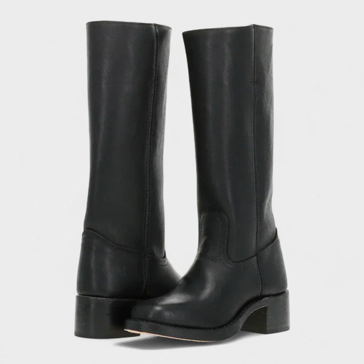 Sarah | Women's Tall Square Toe Knee High Boots