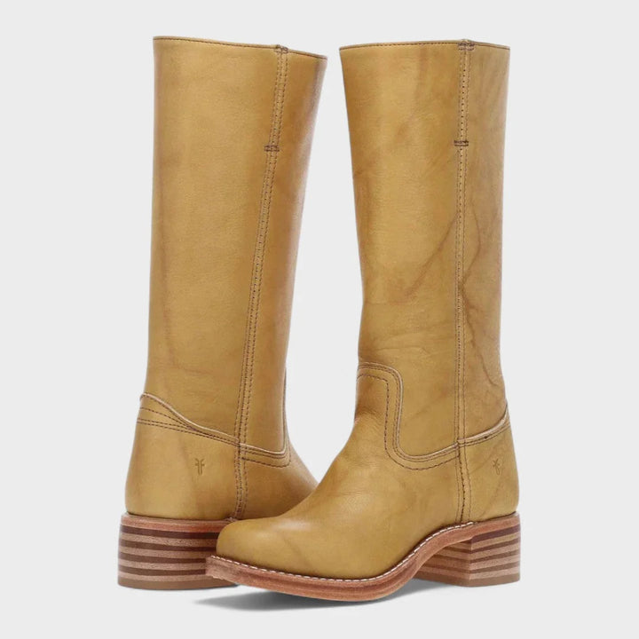 Sarah | Women's Tall Square Toe Knee High Boots