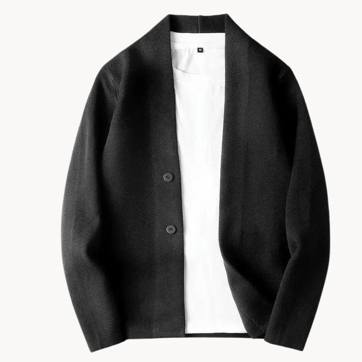 Sean | Men's Shawl Collar Button Front Shirt Jacket