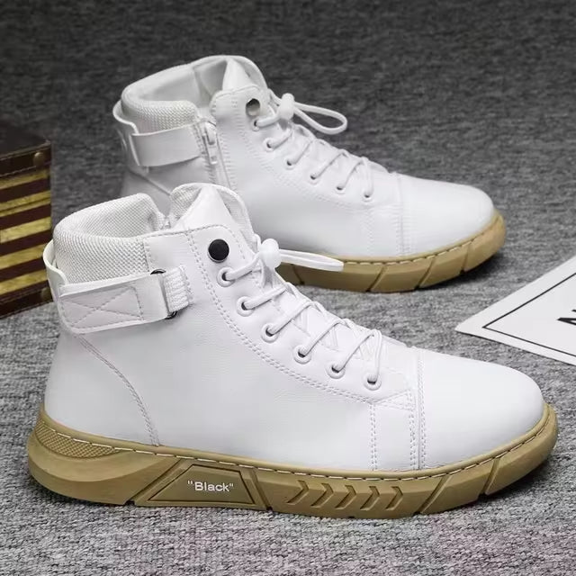 Theo | Men's Padded Collar Lace Up Ankle Boots
