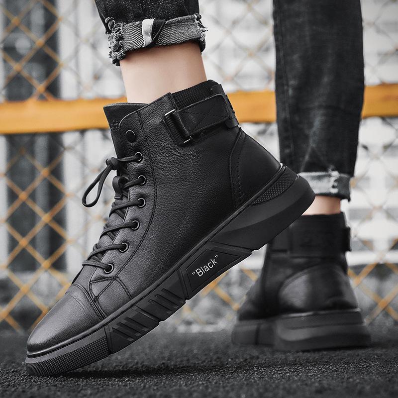 Theo | Men's Padded Collar Lace Up Ankle Boots