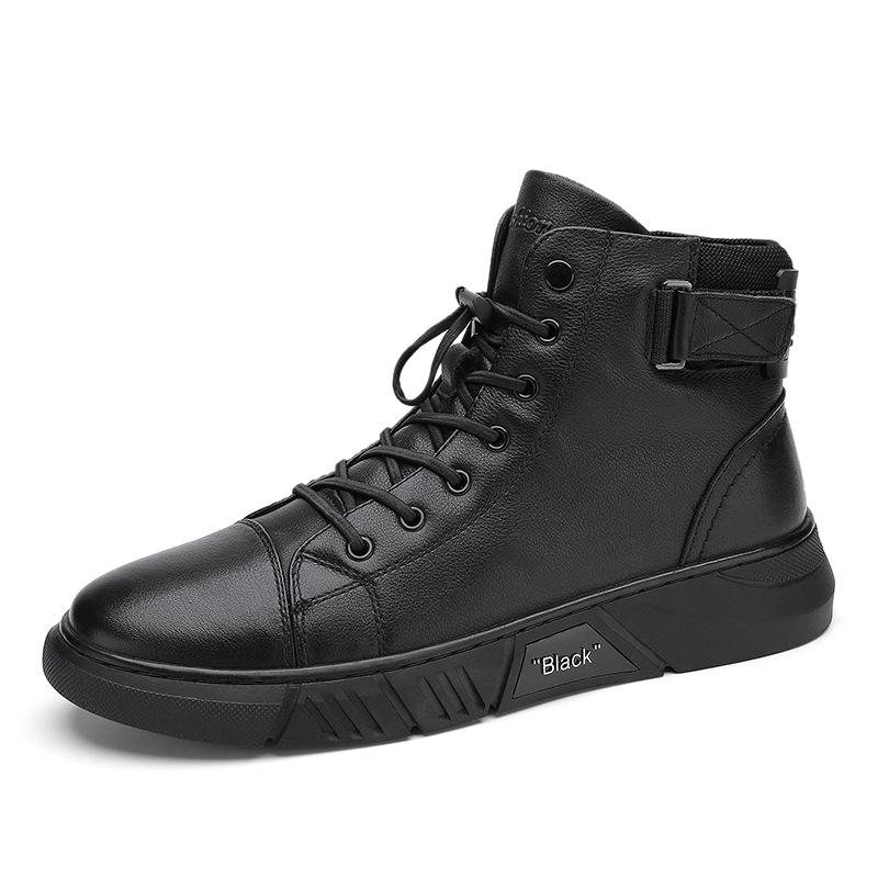 Theo | Men's Padded Collar Lace Up Ankle Boots