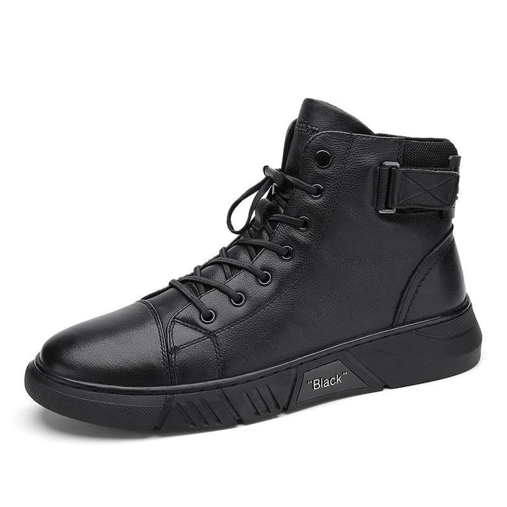 Theo | Men's Padded Collar Lace Up Ankle Boots