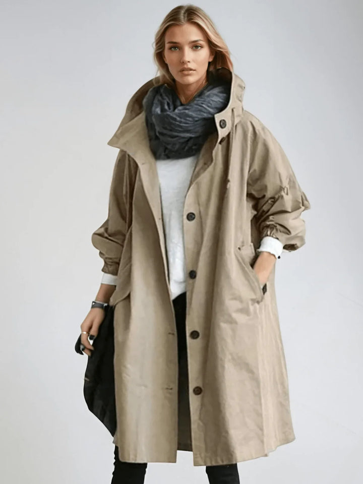 Willow | Women's Oversized Drawstring Hood Parka Coat