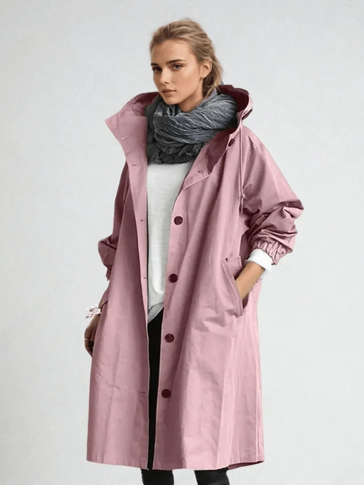 Willow | Women's Oversized Drawstring Hood Parka Coat